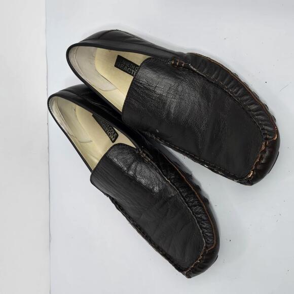 Reaction Kenneth Cole Other - 019 Kenneth Cole Reaction Men's‎ Dark Brown Leather  loafer Slip On Size 11M